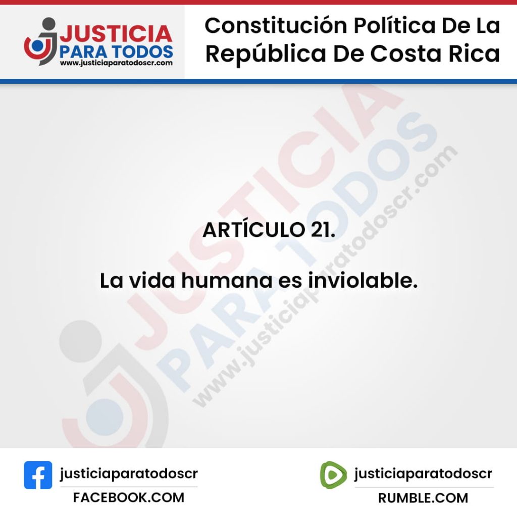 Constitución Costa Rica - Articulo 21